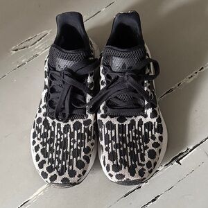 adidas Black and White Patterned Sneakers